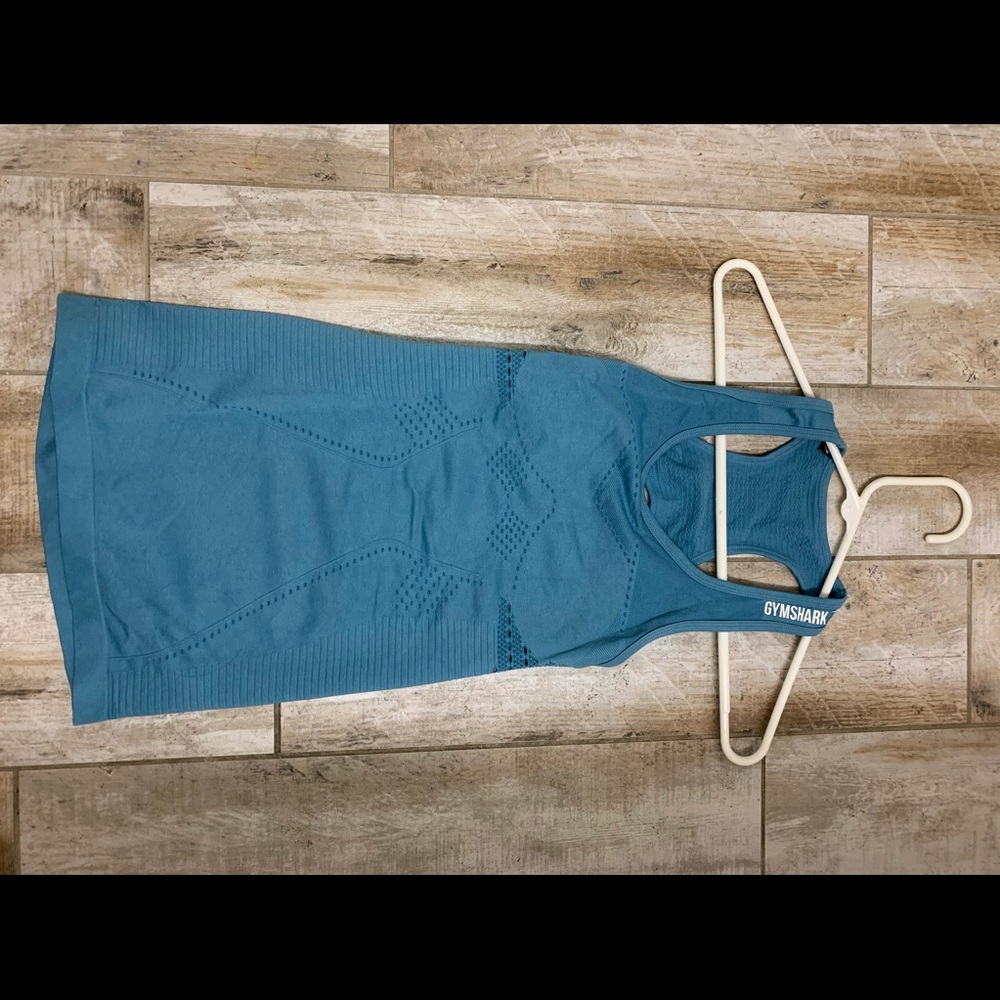 Tourquoise gymshark workout tee